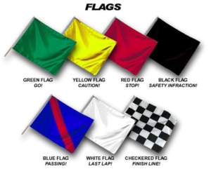 Superbike-Coach track flags