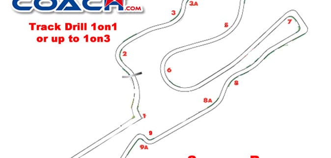 Sonoma Raceway, Superbike Coach track map
