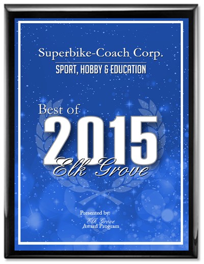 Award winner, Superbike-Coach Corp 2015