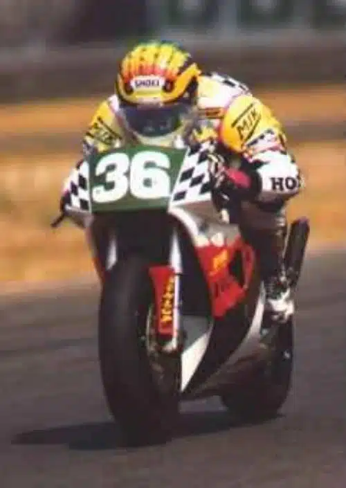 CrazyCan was hard to beat on his production Honda in 1994