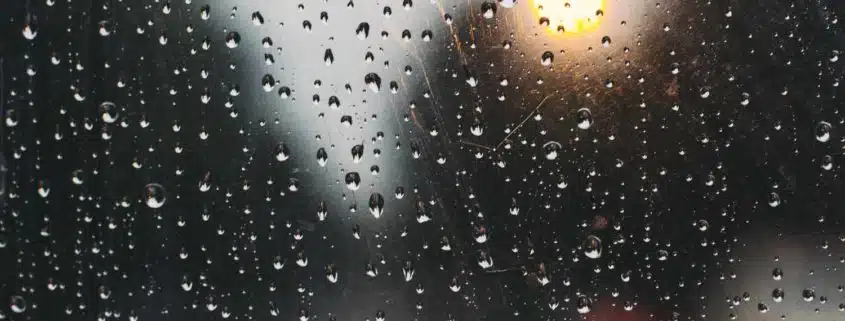 drops of rain on glass accadeee
