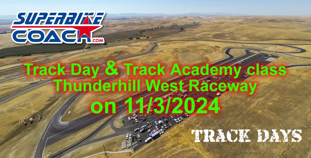Superbike-Coach track day & track academy class on 11/3/2024