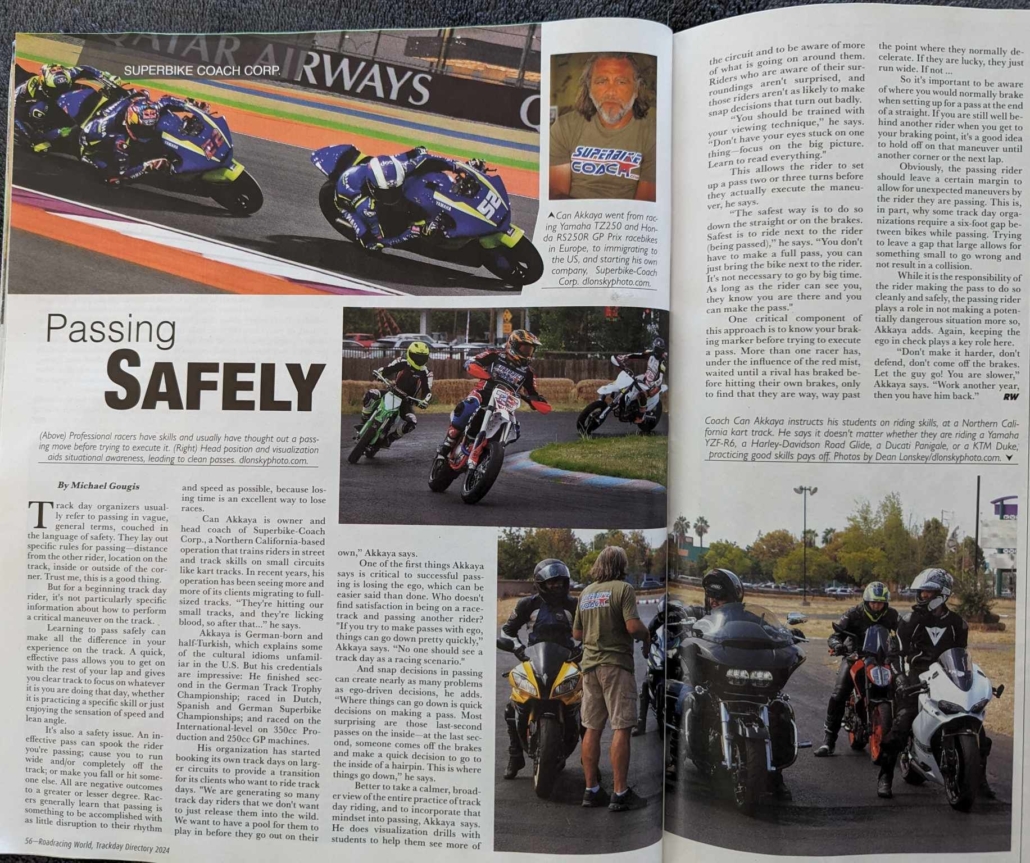 Interview with Roadracing World magazine